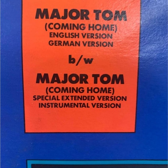 Peter Schilling Major Tom (Coming Home) Super 12 vinyl record. 12” 33 rpm - Picture 5 of 6